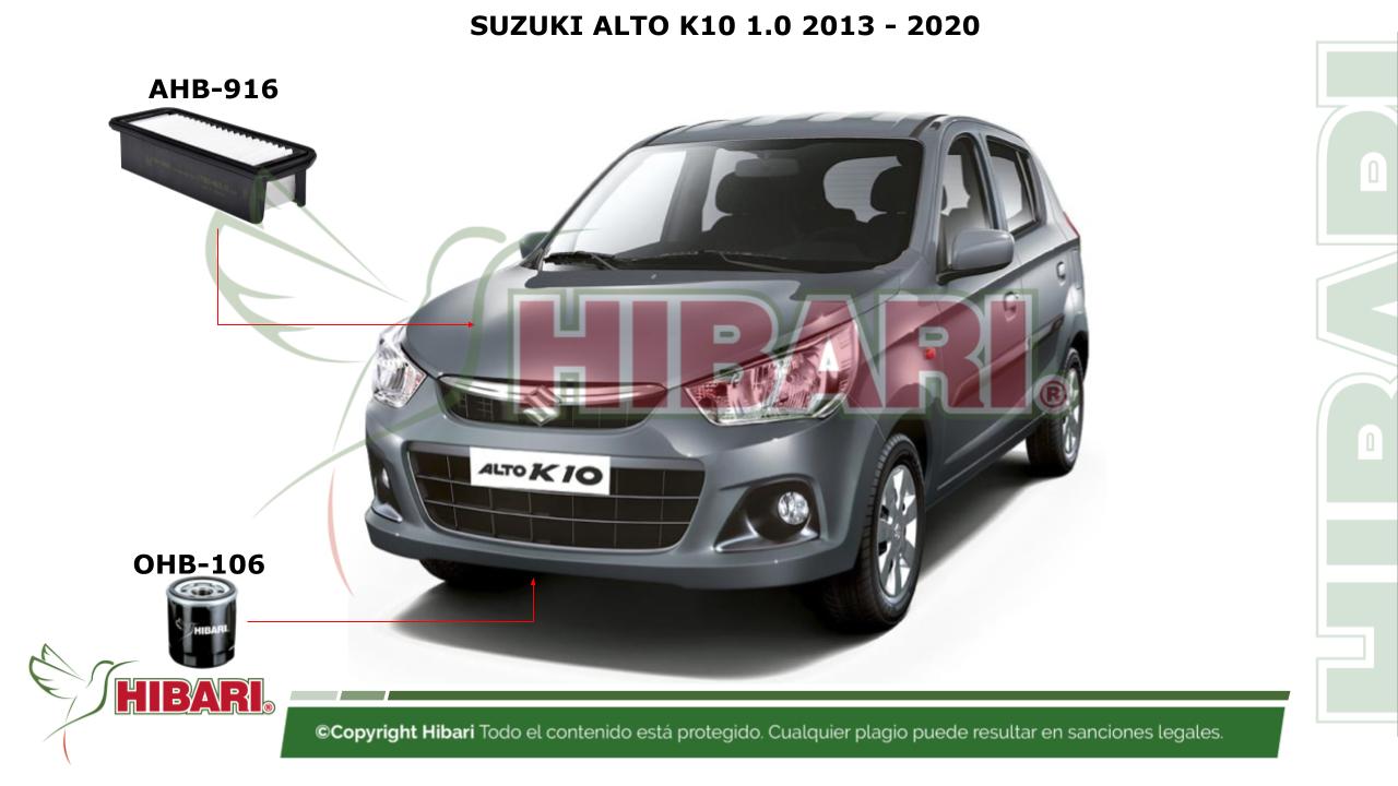 Lee más sobre el artículo SUZUKI ALTO K10 1.0 2013 – 2020